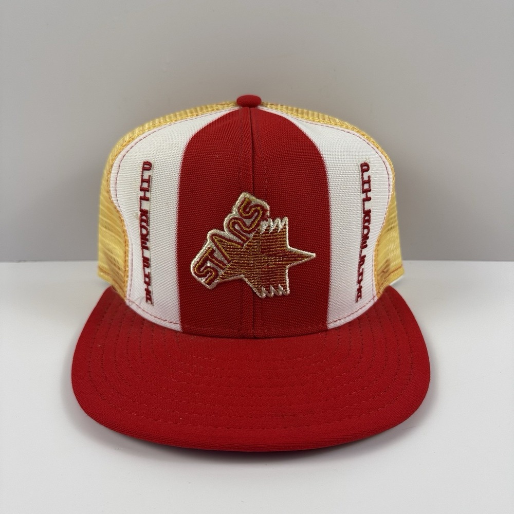 Vintage Philadelphia Stars SnapBack Hat AJD Lucky Stripes 80s USFL USA